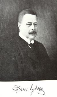 Porträtt av Oscar von Sydow.