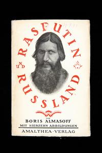 Ur Rolf Klostermanns samling. Boris Almasoffs Rasputin und Russland, 1924.