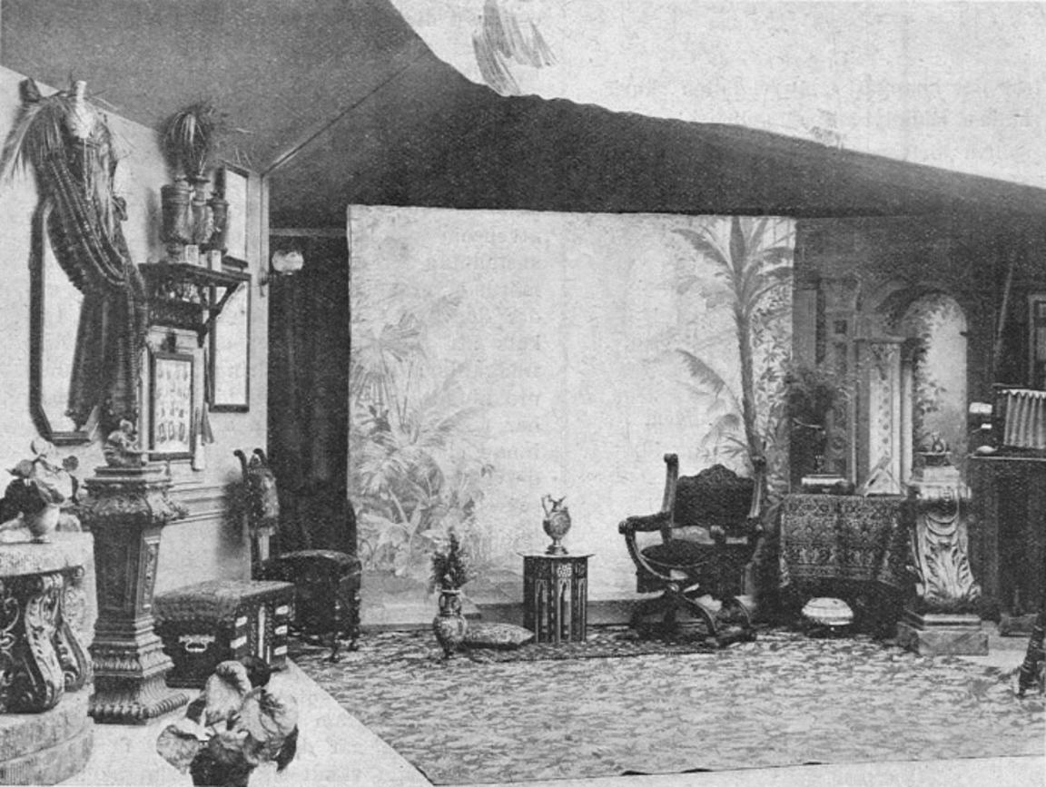 Selma Jacobssons ateljé, Fredsgatan, Stockholm, 1899.