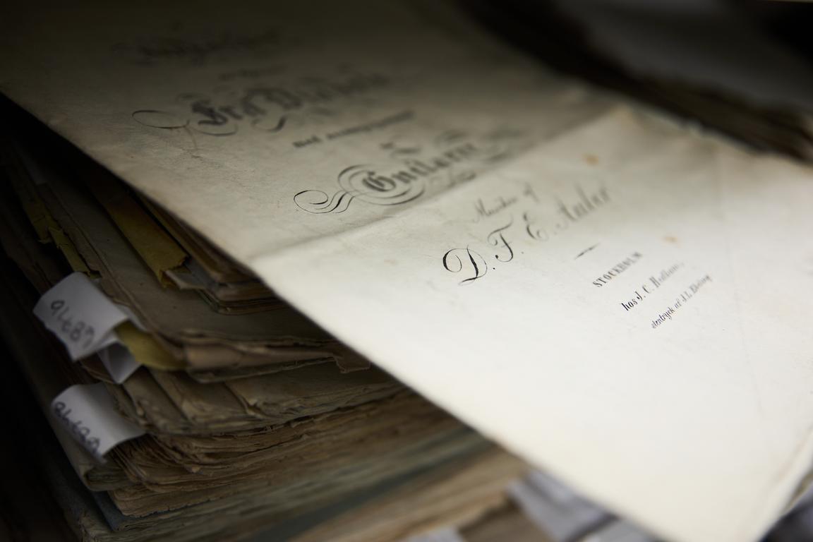 Materials from the Östanå Collection. Very few librarians are trained in music cataloguing.
