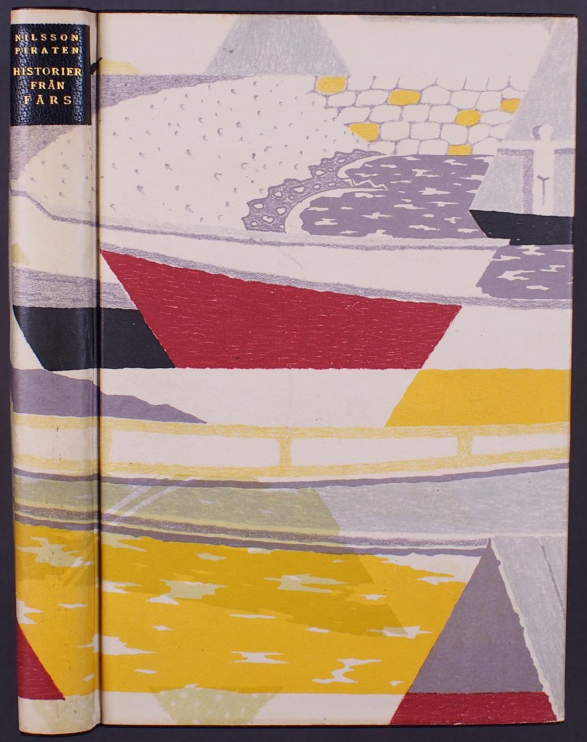 Fritjof Nilsson Piraten: Historier från Färs. Printed in Stockholm 1955. Illustrated paper covers, composed by Nils Wedel.