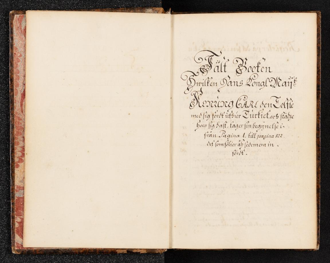 Handskriftens titelblad