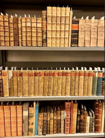 Many of the books in the Holberg Collection have some very tasteful bindings.