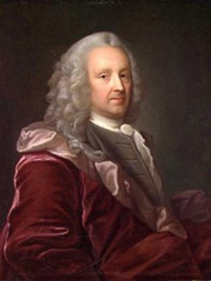 Ludvig Holberg, 1684-1754. Portrait by Johan Roselius.