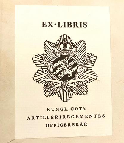 Göta Artilleriregementes exlibris