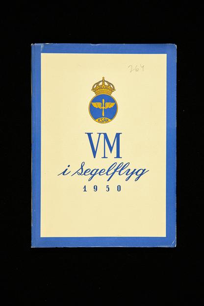 Småtryck ur samlingen. VM i segelflyg 1950.