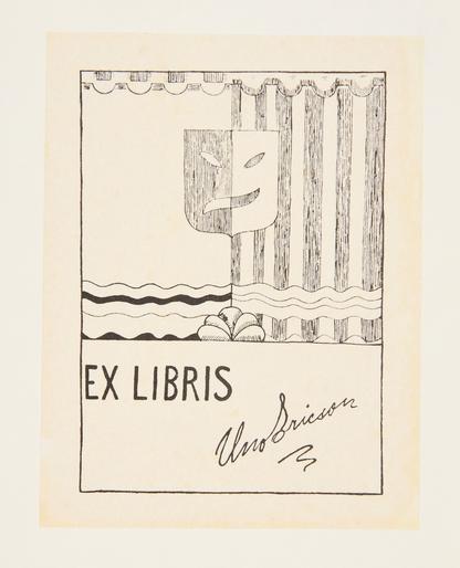 Uno Myggan Ericsons exlibris.