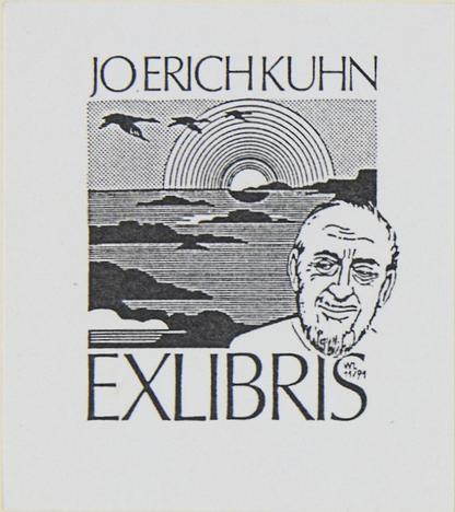 Jo Erich Kuhns exlibris.