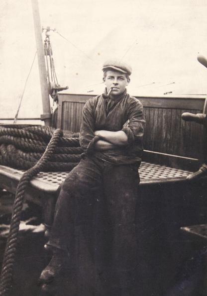 Evert Taube i Melbourne år 1907.