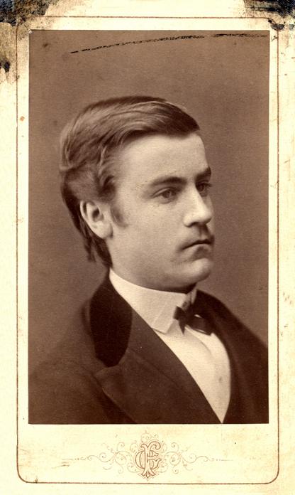 Pontus Nybelin, aged about 15-16. From the Karlstad municipal archives. 