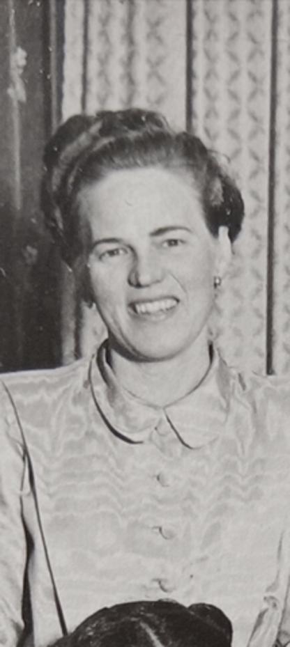 Arvid Mårtensson's wife Ruth Mårtensson (1905–1984).
