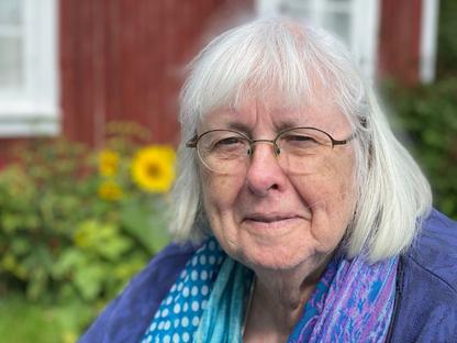 Porträtt av textilkonstnären Åsa Wettre.